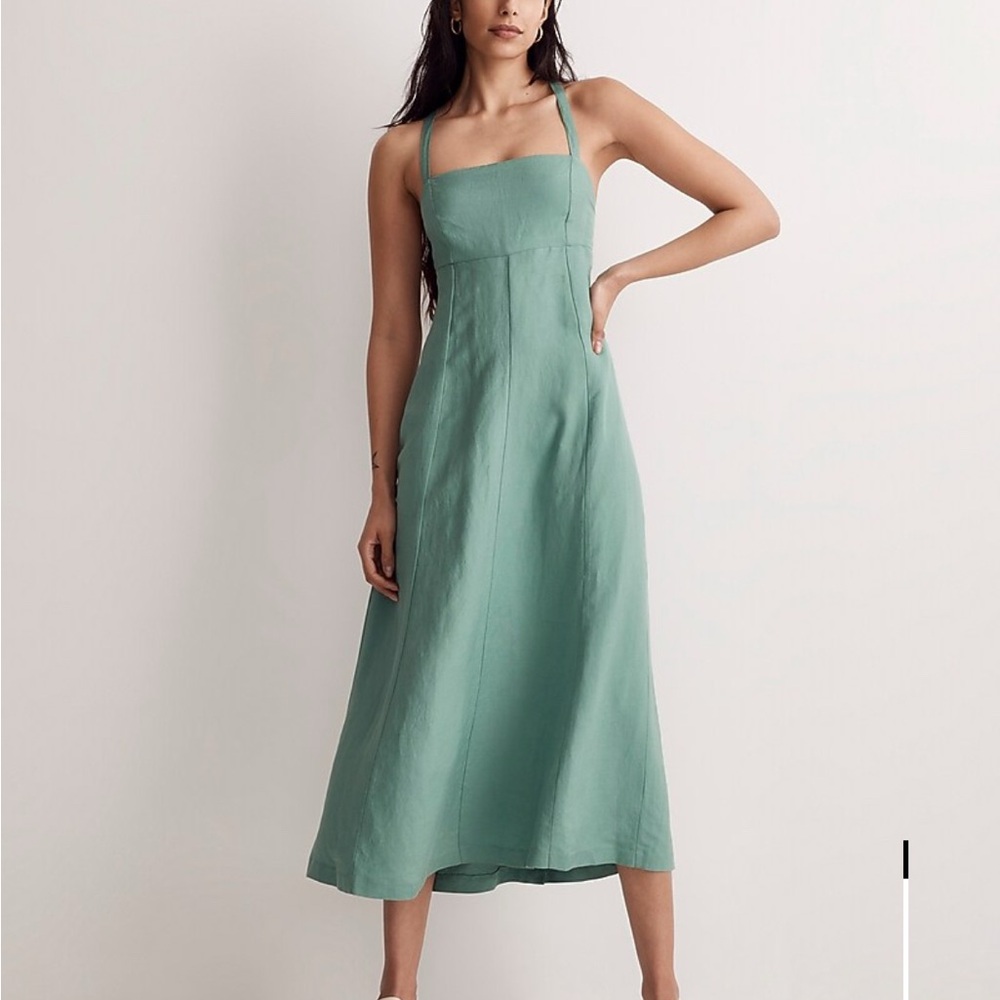Elegant Green Maxi Dress